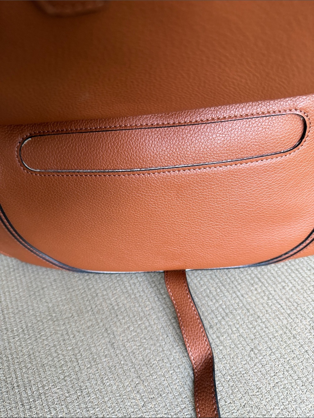 Chloe Marcie large Brown Leather Satchel Handbag - Classic Structured Tote - Picture 2 of 6